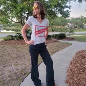 Banana Republic Wide Leg Dark wash